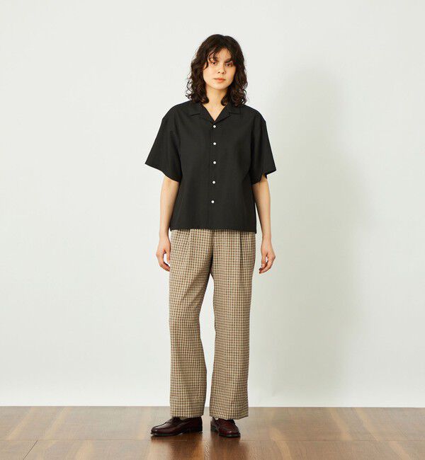 MACKINTOSH PHILOSOPHY「GREY LABEL リネンミックスオープンカラーシャツ」|シャツ・ブラウス|