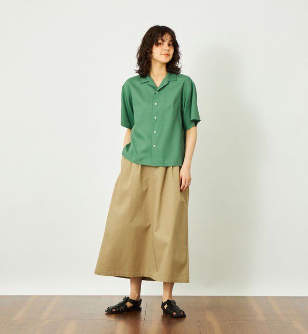 MACKINTOSH PHILOSOPHY「GREY LABEL リネンミックスオープンカラーシャツ」|シャツ・ブラウス|