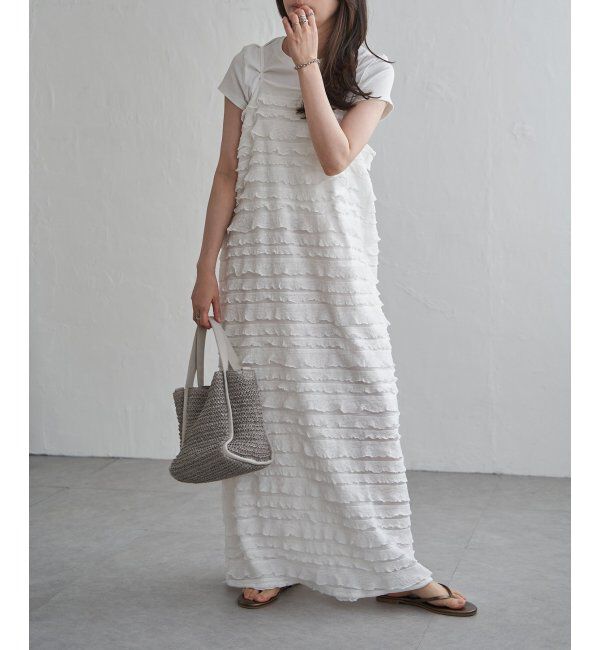 VENCE share style「チュールティアードワンピース」|ワンピース|