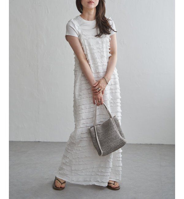 VENCE share style「チュールティアードワンピース」|ワンピース|
