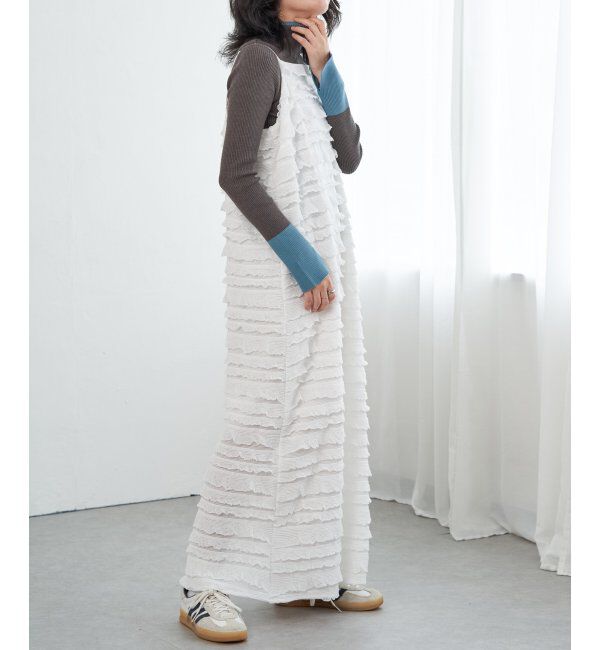 VENCE share style「チュールティアードワンピース」|ワンピース|