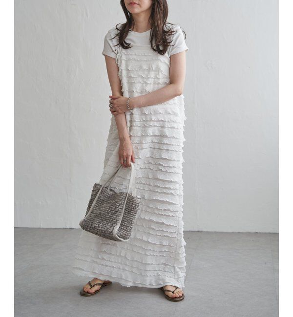 VENCE share style「チュールティアードワンピース」|ワンピース|