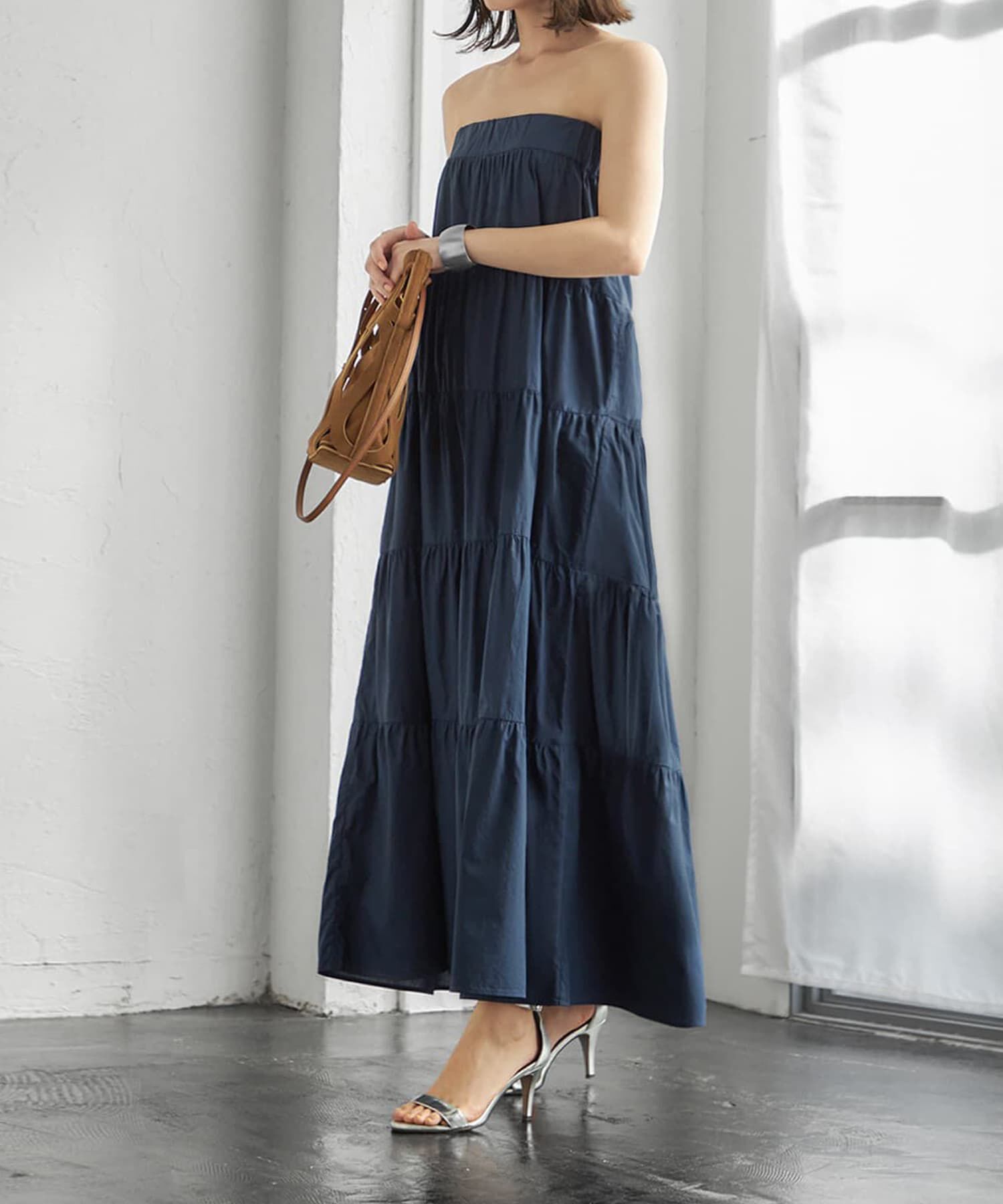 STYLE DELI「【LUXE】コットンティアードベアワンピース」|ワンピース|
