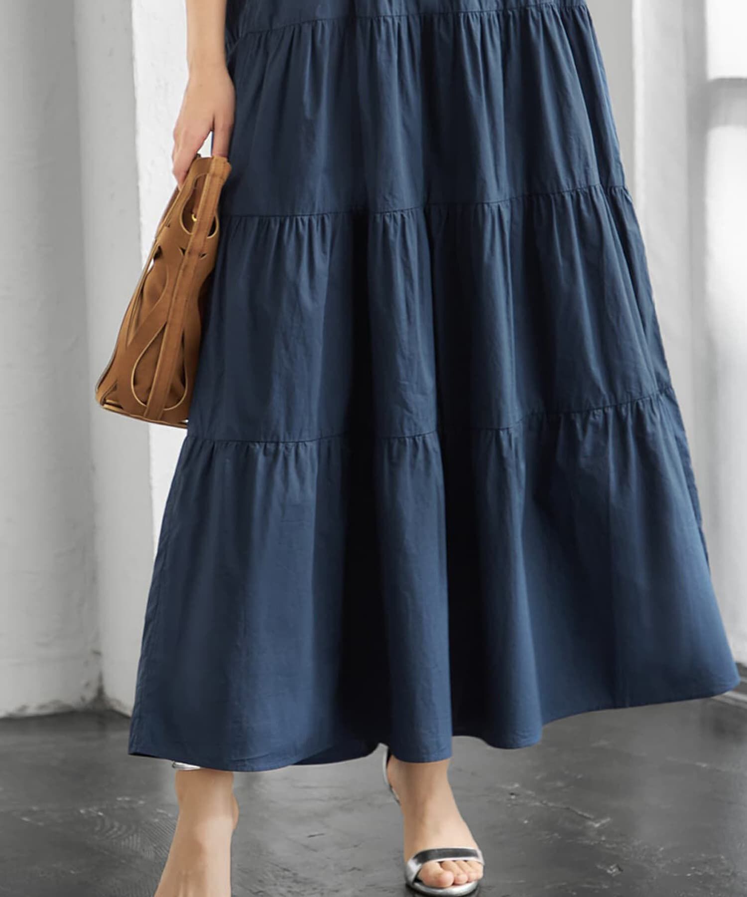 STYLE DELI「【LUXE】コットンティアードベアワンピース」|ワンピース|