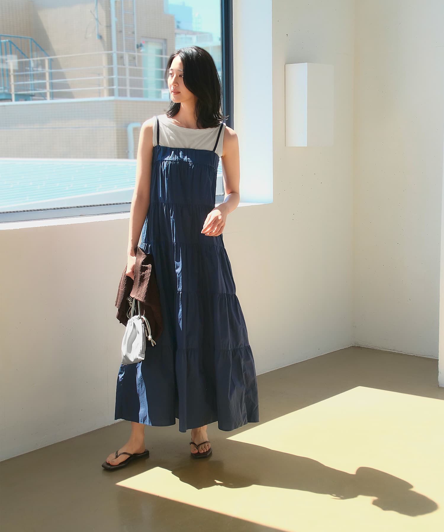 STYLE DELI「【LUXE】コットンティアードベアワンピース」|ワンピース|