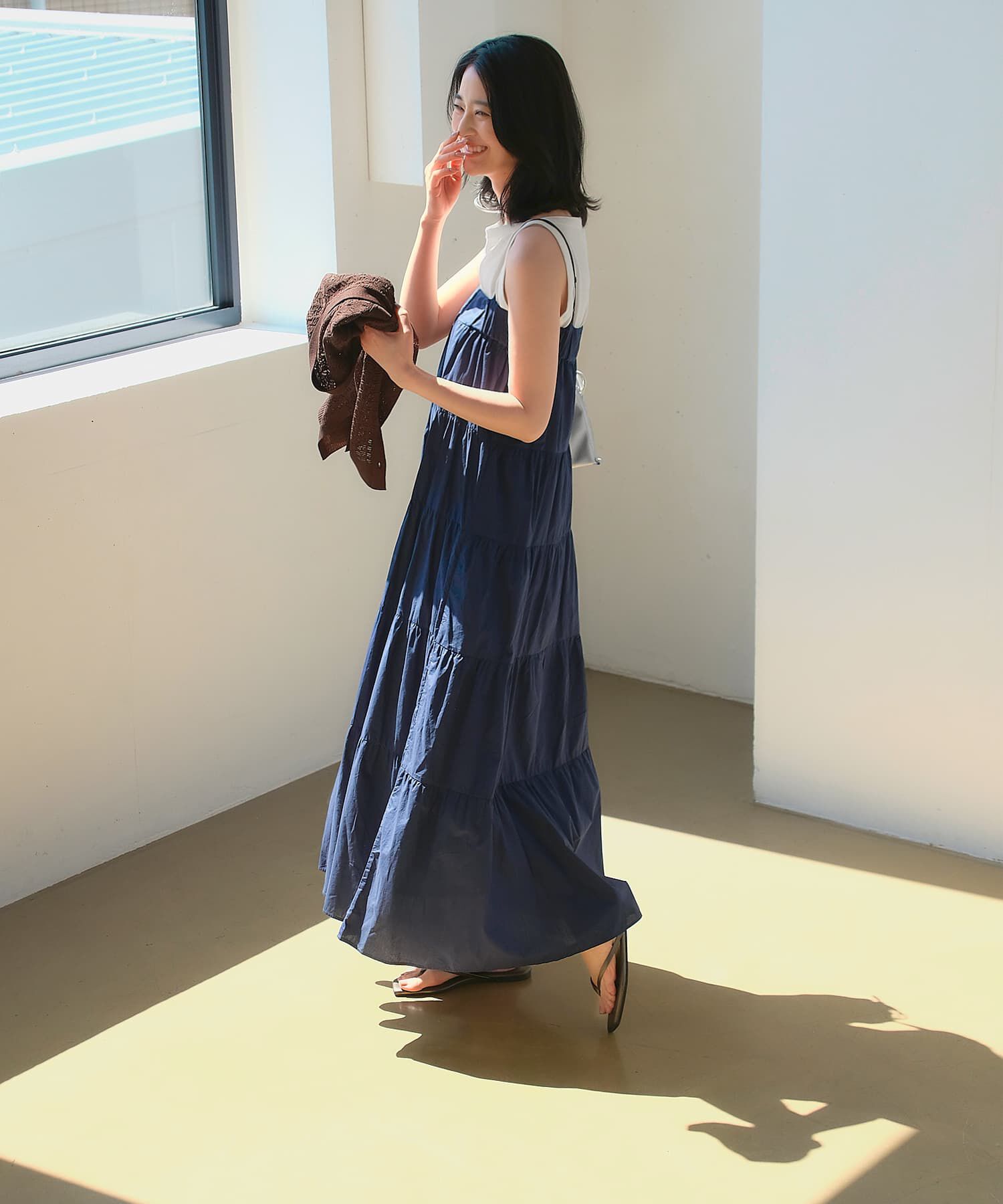 STYLE DELI「【LUXE】コットンティアードベアワンピース」|ワンピース|