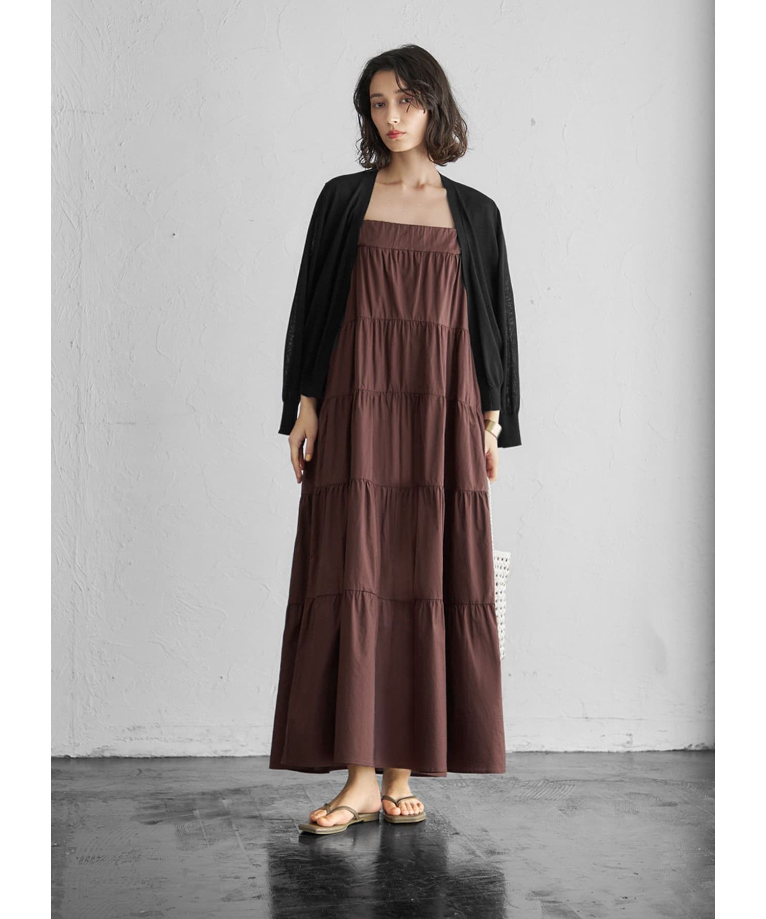 STYLE DELI「【LUXE】コットンティアードベアワンピース」|ワンピース|