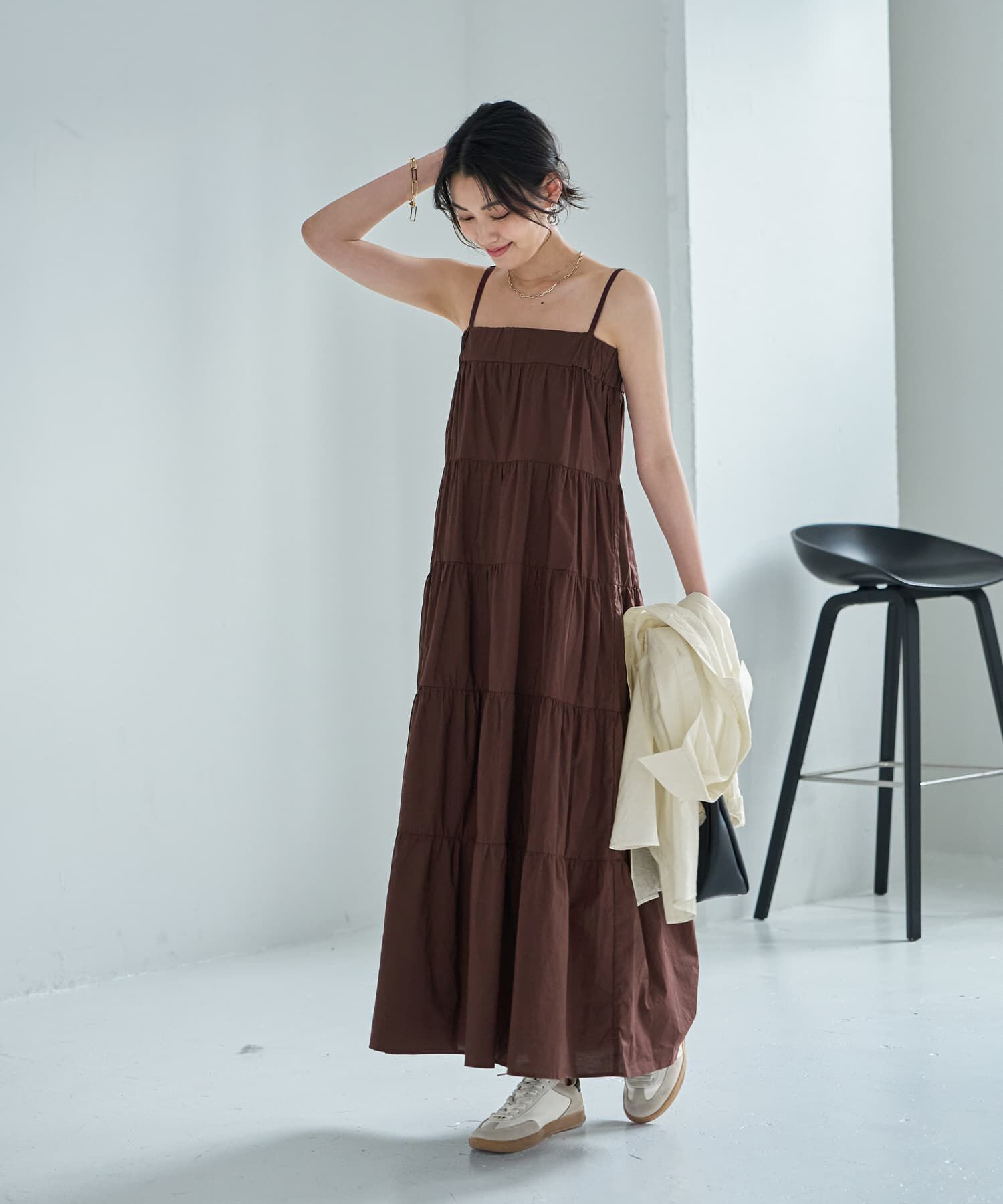 STYLE DELI「【LUXE】コットンティアードベアワンピース」|ワンピース|