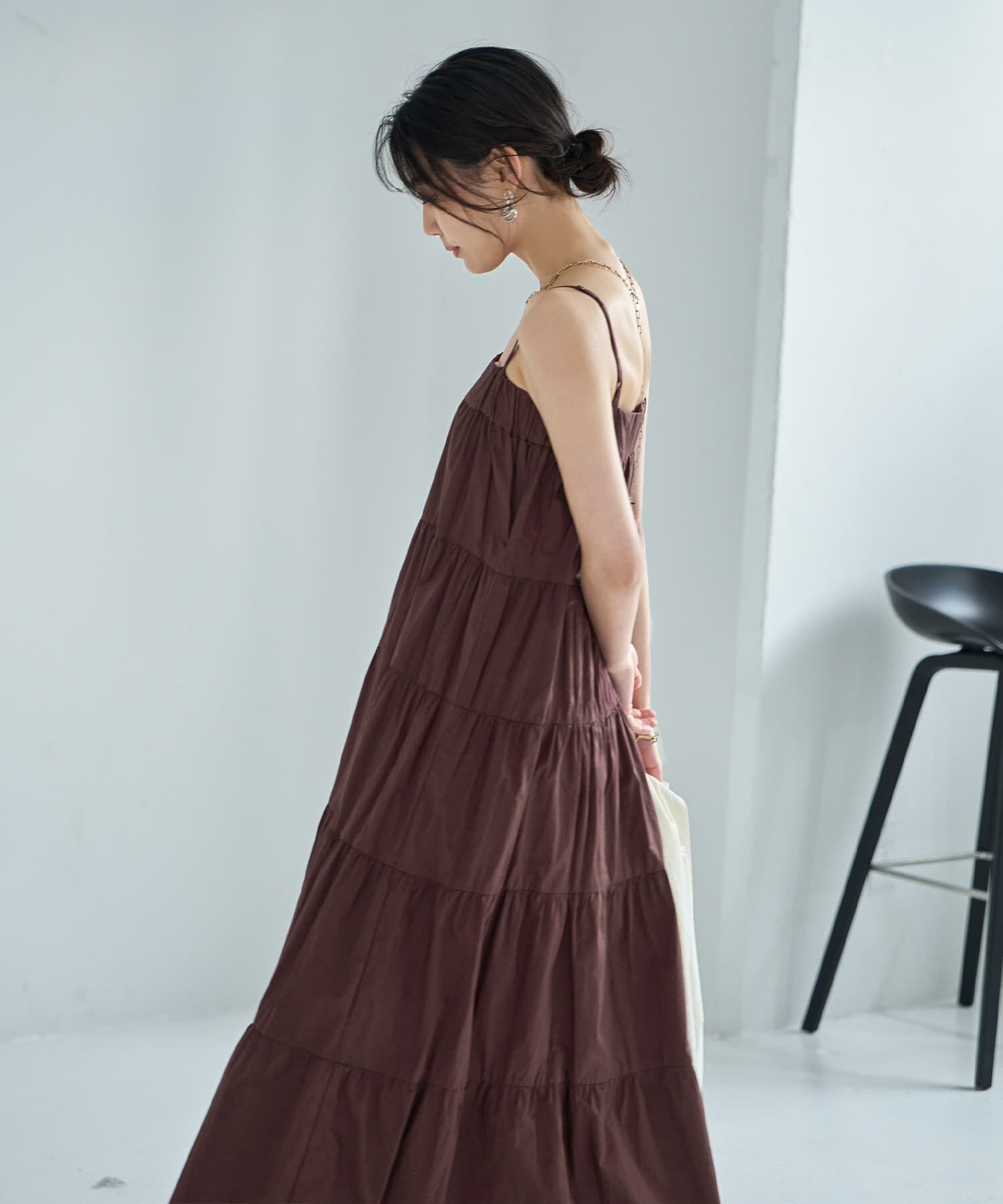 STYLE DELI「【LUXE】コットンティアードベアワンピース」|ワンピース|