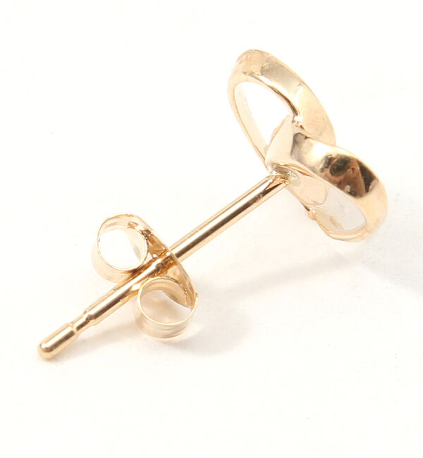 JUPITER「【K10】ダイヤモンドハートピアス」|ピアス|