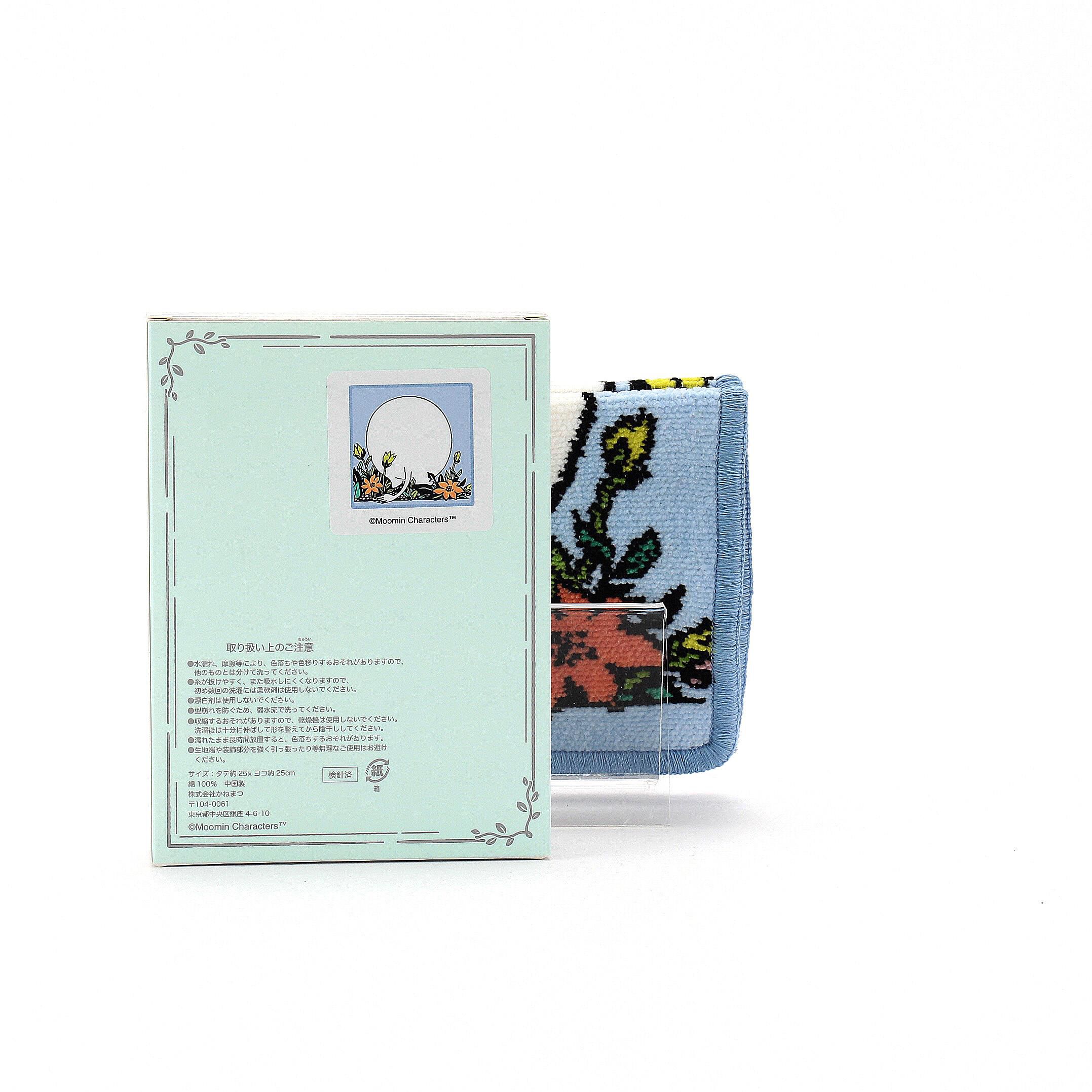 銀座かねまつ「シェニール織　ミニタオル　【MOOMIN&times;KANEMATSU Lab.コラボ商品／環境配慮型商品】」|ハンカチ|