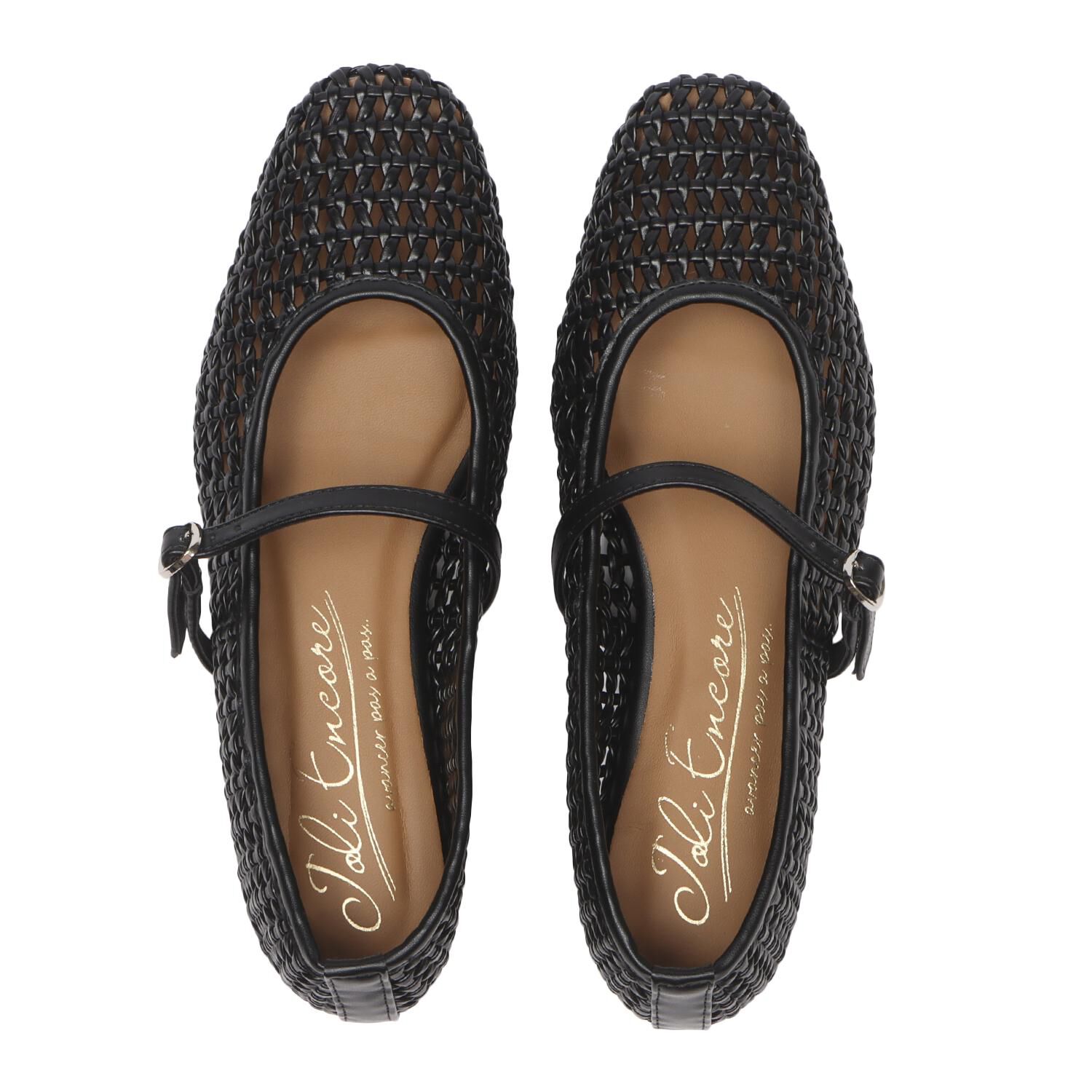 JOLI ENCORE「【JOLI ENCORE(FR)】MESH FLAT PUMPS」|パンプス|