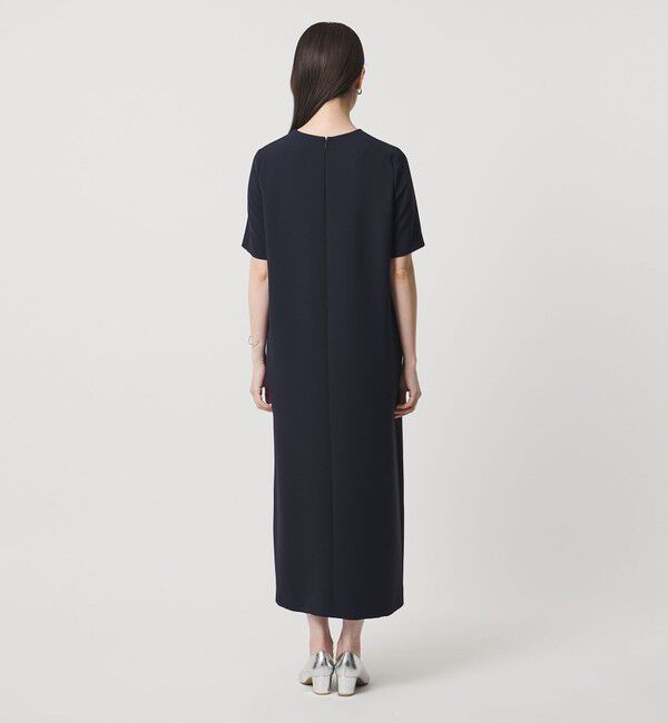 UNITED ARROWS「Drapy ショートスリーブ ワンピース ‐ウォッシャブル‐」|ワンピース|