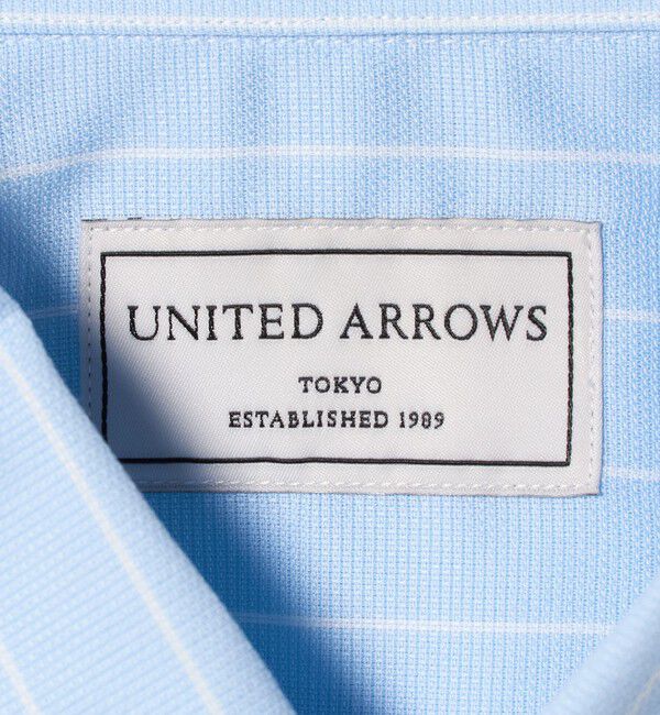 UNITED ARROWS「イージーケア AG パナマ ショートスリーブ ストライプ ボタンダウンカラーシャツ 抗菌防臭 通気性」|シャツ・ブラウス|