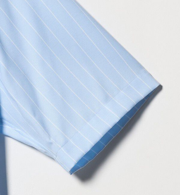 UNITED ARROWS「イージーケア AG パナマ ショートスリーブ ストライプ ボタンダウンカラーシャツ 抗菌防臭 通気性」|シャツ・ブラウス|