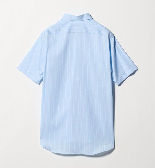 UNITED ARROWS「イージーケア AG パナマ ショートスリーブ ストライプ ボタンダウンカラーシャツ 抗菌防臭 通気性」|シャツ・ブラウス|