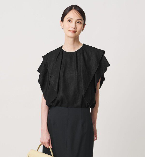 UNITED ARROWS「Spiree IAS フレア ブラウス ‐接触冷感 UVカット ウォッシャブル‐」|シャツ・ブラウス|