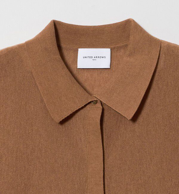 UNITED ARROWS「ペプラム フレア ノースリーブ ニット ‐ウォッシャブル‐」|ニット・セーター|