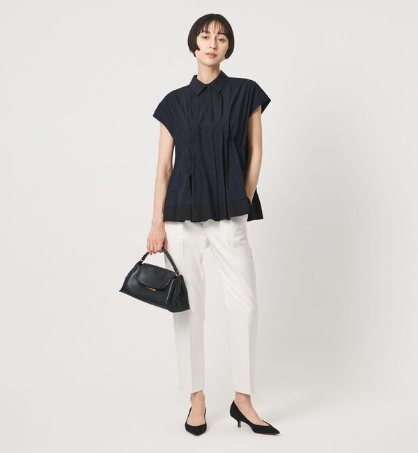 UNITED ARROWS「タック フレンチスリーブ シャツ」|シャツ・ブラウス|