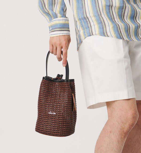 UNITED ARROWS「＜hALON＞ウーブン メッシュ 巾着バッグ」|その他|