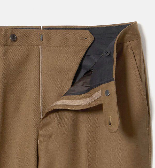 UNITED ARROWS「ギャバジン フレア ノープリーツ スラックス ヨコストレッチ」|スーツ|