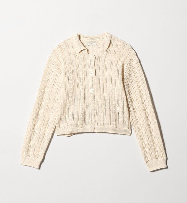 UNITED ARROWS green label relaxing「メッシュ ポロカーディガン ウォッシャブル」|カーディガン|