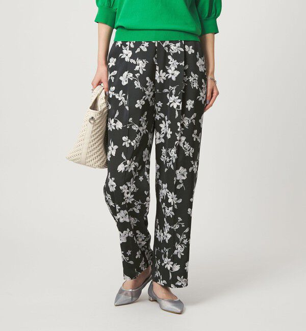 UNITED ARROWS green label relaxing「フラワー プリント パンツ」|その他|