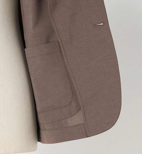 UNITED ARROWS green label relaxing「A+ ポリエステル ピンヘッド 2B スタンダード 2P セットアップジャケット -ウォッシャブル・ストレッチ・撥」|テーラードジャケット|