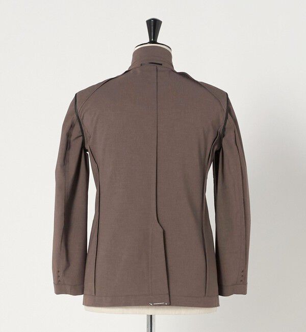 UNITED ARROWS green label relaxing「A+ ポリエステル ピンヘッド 2B スタンダード 2P セットアップジャケット -ウォッシャブル・ストレッチ・撥」|テーラードジャケット|