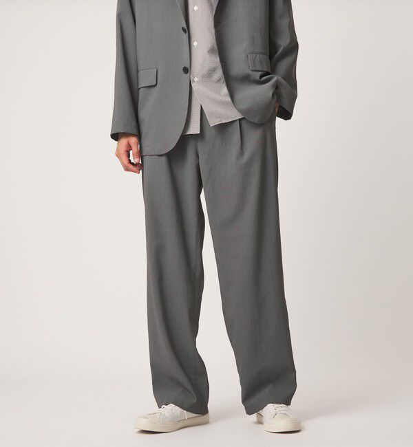 UNITED ARROWS green label relaxing「SHIELDRY ワイド 1P パンツ W4 -伸縮性・UVカット・遮熱-」|その他|