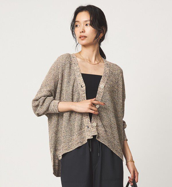 UNITED ARROWS green label relaxing「メランジ ニット カーディガン」|カーディガン|BEIGE
