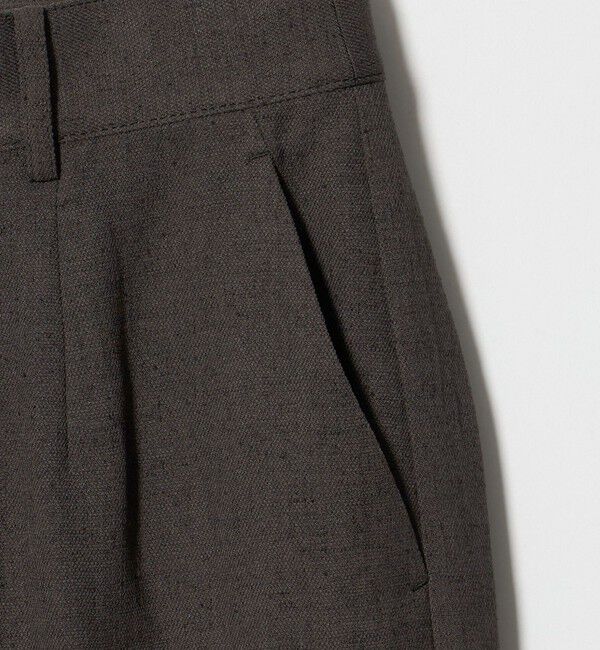 UNITED ARROWS green label relaxing「ネップツイル ストレート パンツ マシンウォッシャブル」|スラックス|