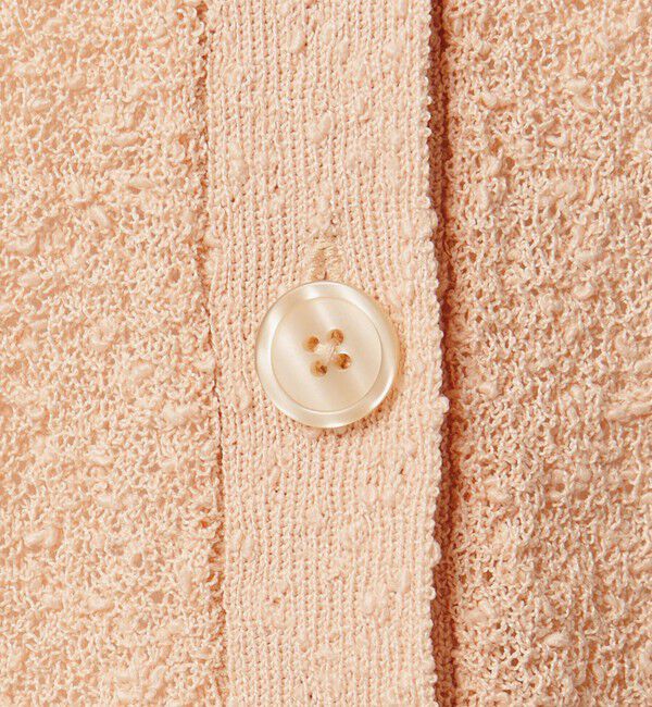 BEAUTY&YOUTH UNITED ARROWS「ノットヤーンニット ハーフスリーブ シャツ カーディガン ウォッシャブル」|カーディガン|