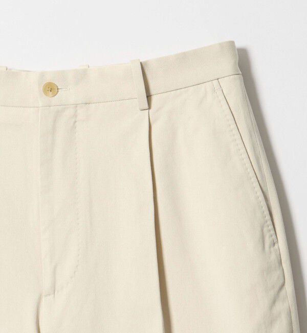 STEVEN ALAN「＜Steven Alan＞ グレース ツイル アウト ワンプリーツ ショート パンツ」|スラックス|