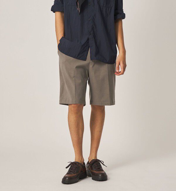 STEVEN ALAN「＜Steven Alan＞ グレース ツイル アウト ワンプリーツ ショート パンツ」|スラックス|