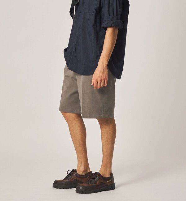 STEVEN ALAN「＜Steven Alan＞ グレース ツイル アウト ワンプリーツ ショート パンツ」|スラックス|