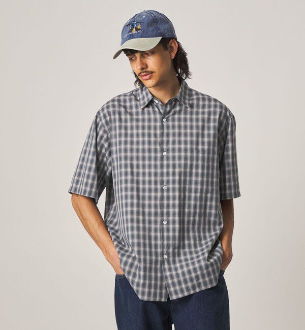 STEVEN ALAN「＜Steven Alan＞ オンブレー チェック レギュラーカラー シャツ」|シャツ・ブラウス|