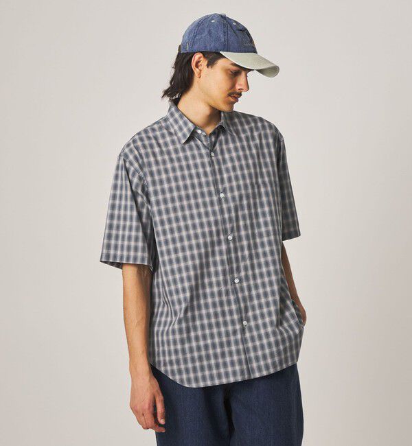 STEVEN ALAN「＜Steven Alan＞ オンブレー チェック レギュラーカラー シャツ」|シャツ・ブラウス|
