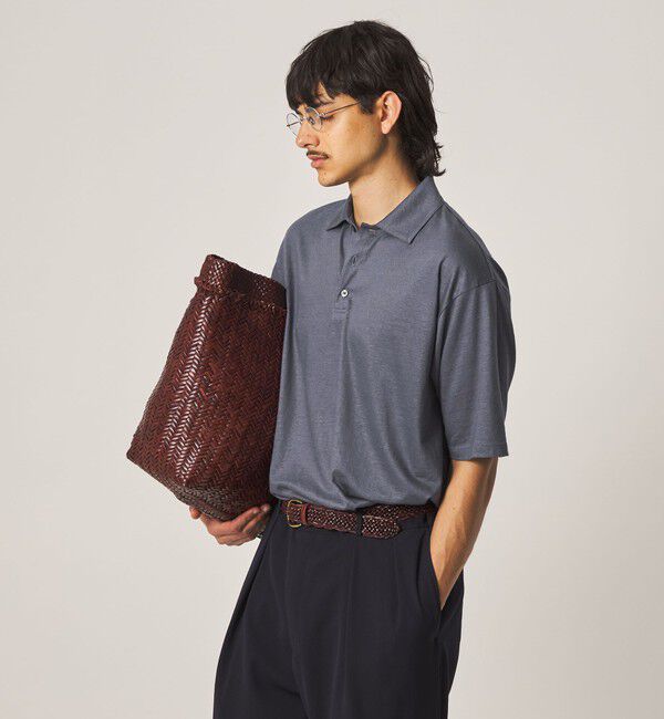 STEVEN ALAN「＜Steven Alan＞ RAMIE/PE ポロシャツ」|ポロシャツ|