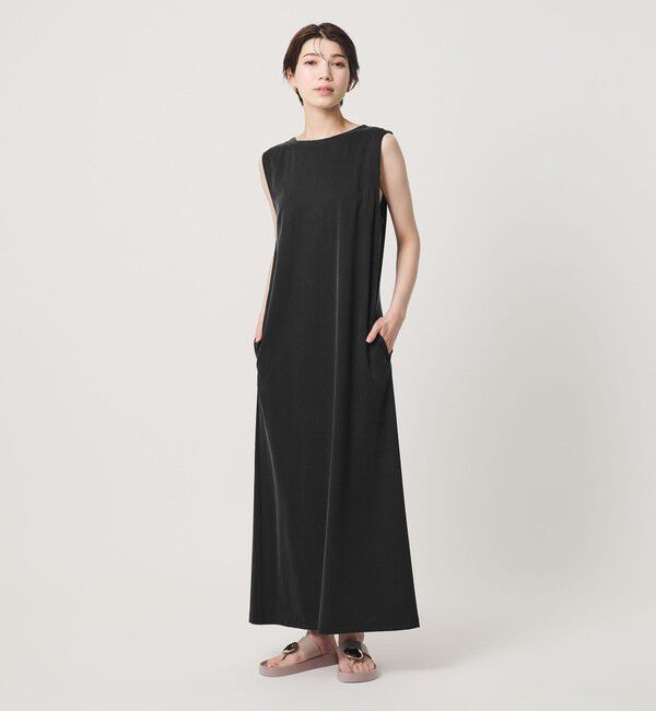 BEAUTY&YOUTH UNITED ARROWS「キュプラポリエステル バックオープンワンピース」|ワンピース|
