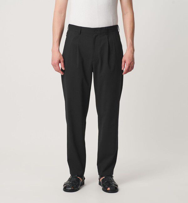 BEAUTY&YOUTH UNITED ARROWS「【WEB限定 WARDROBE SMART】サマーファンクション 1P ワイド スラックス【吸水速乾】」|チノ|