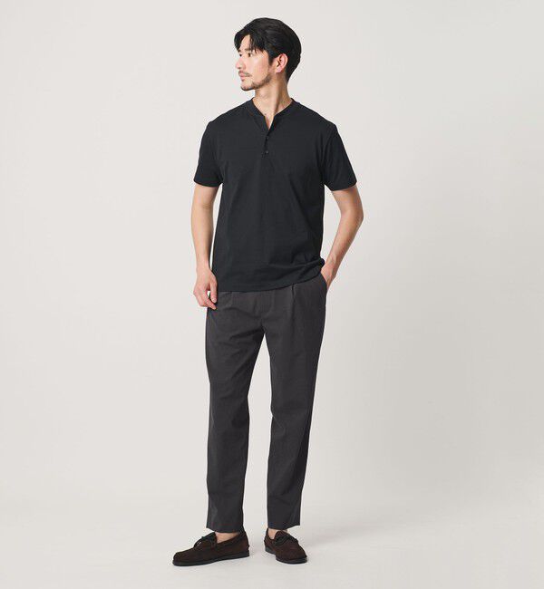 BEAUTY&YOUTH UNITED ARROWS「【WEB限定 WARDROBE SMART】サマーファンクション 1P ワイド スラックス【吸水速乾】」|チノ|