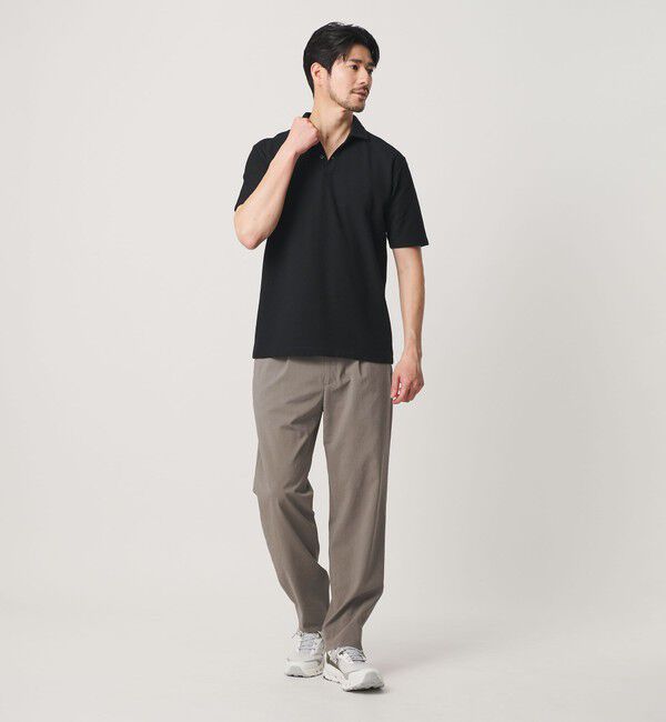 BEAUTY&YOUTH UNITED ARROWS「【WEB限定 WARDROBE SMART】サマーファンクション 1P ワイド スラックス【吸水速乾】」|チノ|