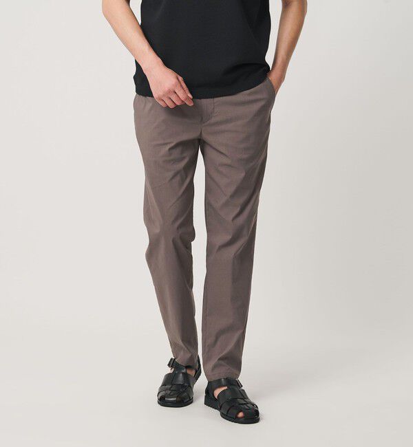 BEAUTY&YOUTH UNITED ARROWS「【WEB限定 WARDROBE SMART】クール ストレッチ イージーパンツ 【接触冷感・吸水速乾】」|チノ|