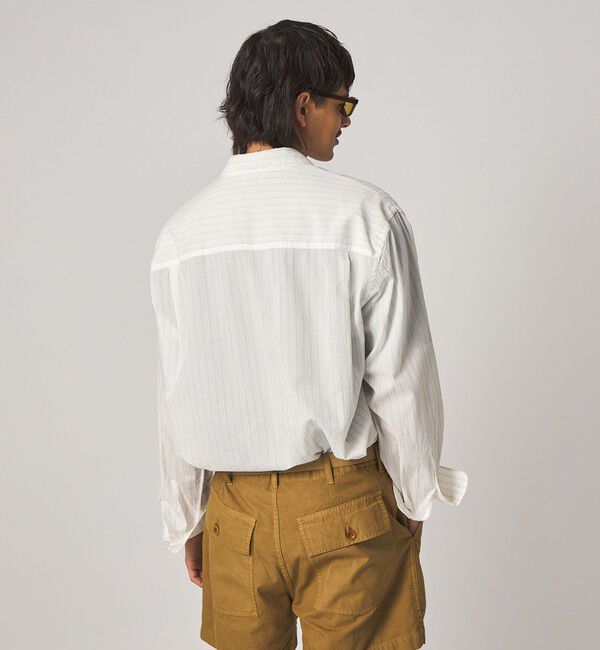 STEVEN ALAN「＜Steven Alan＞ AKIHA ストライプ レギュラーカラー シャツ LOOSE」|シャツ・ブラウス|