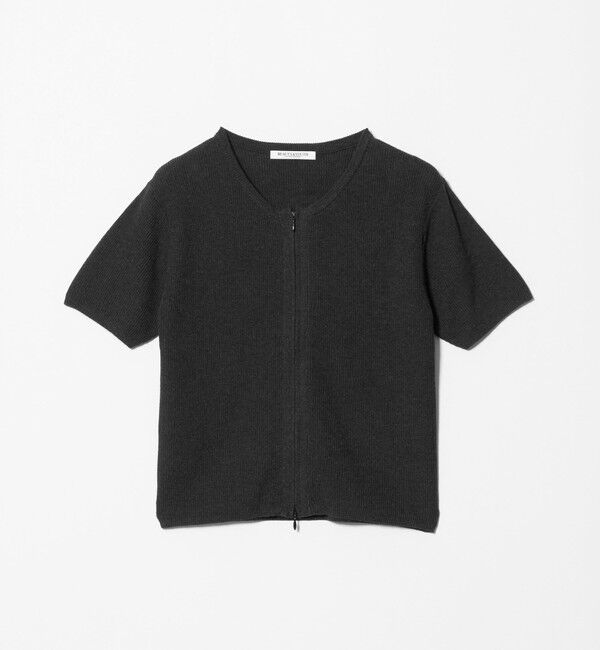 BEAUTY&YOUTH UNITED ARROWS「コットン ジップ クルーネック カーディガン ウォッシャブル」|カーディガン|