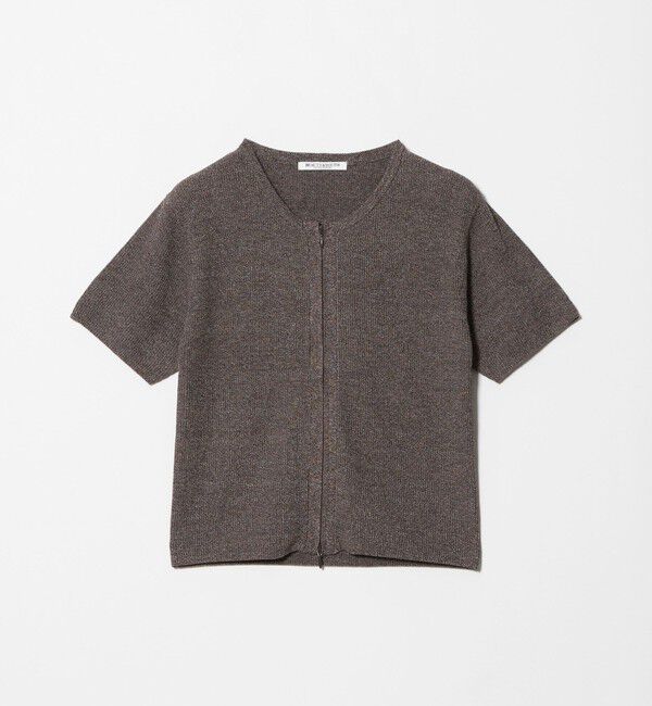 BEAUTY&YOUTH UNITED ARROWS「コットン ジップ クルーネック カーディガン ウォッシャブル」|カーディガン|
