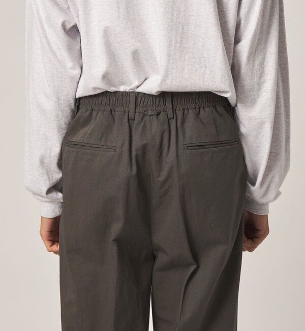 STEVEN ALAN「＜Steven Alan＞ コットン/リネン イン ツープリーツ ドレス トラウザーズ ハーフイージー II」|スラックス|