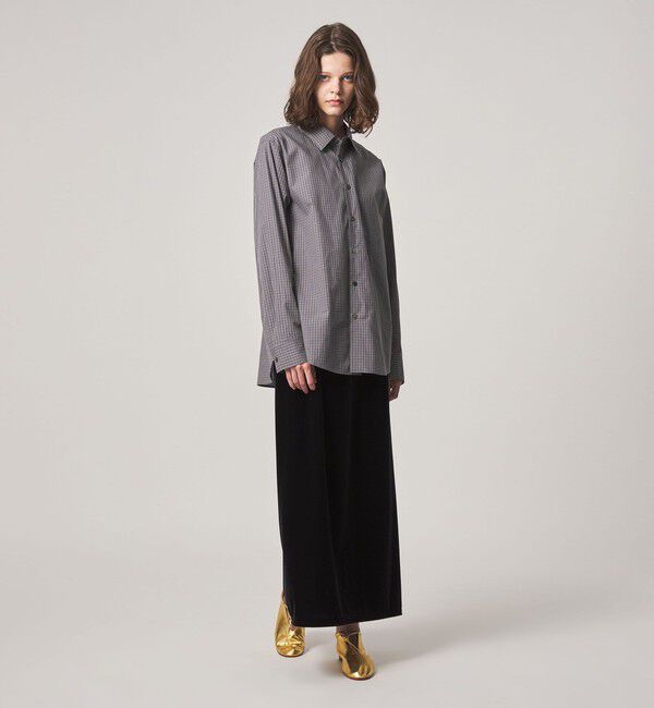 STEVEN ALAN「＜Steven Alan＞コットン ミニ チェック シャツ」|シャツ・ブラウス|