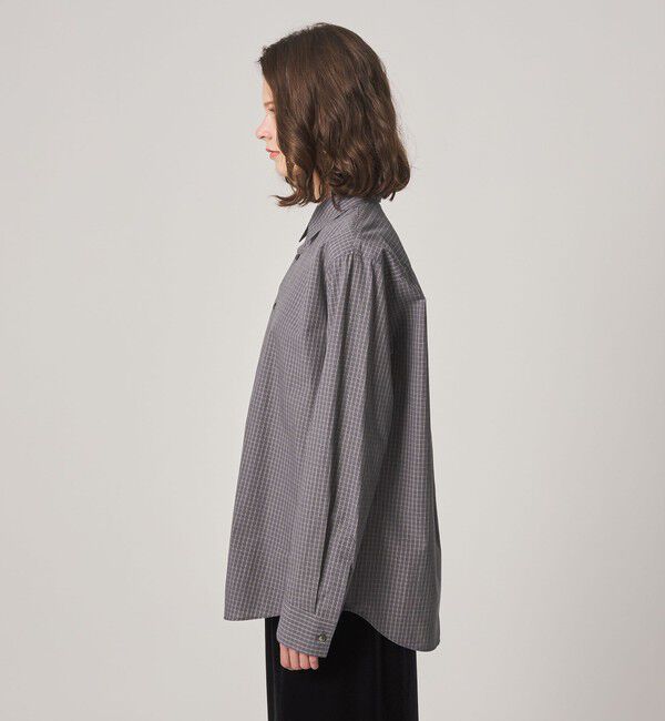 STEVEN ALAN「＜Steven Alan＞コットン ミニ チェック シャツ」|シャツ・ブラウス|